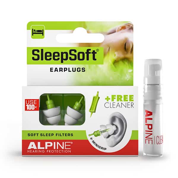 SleepSoft & Clean – Slaap Oordoppen + Reiniger